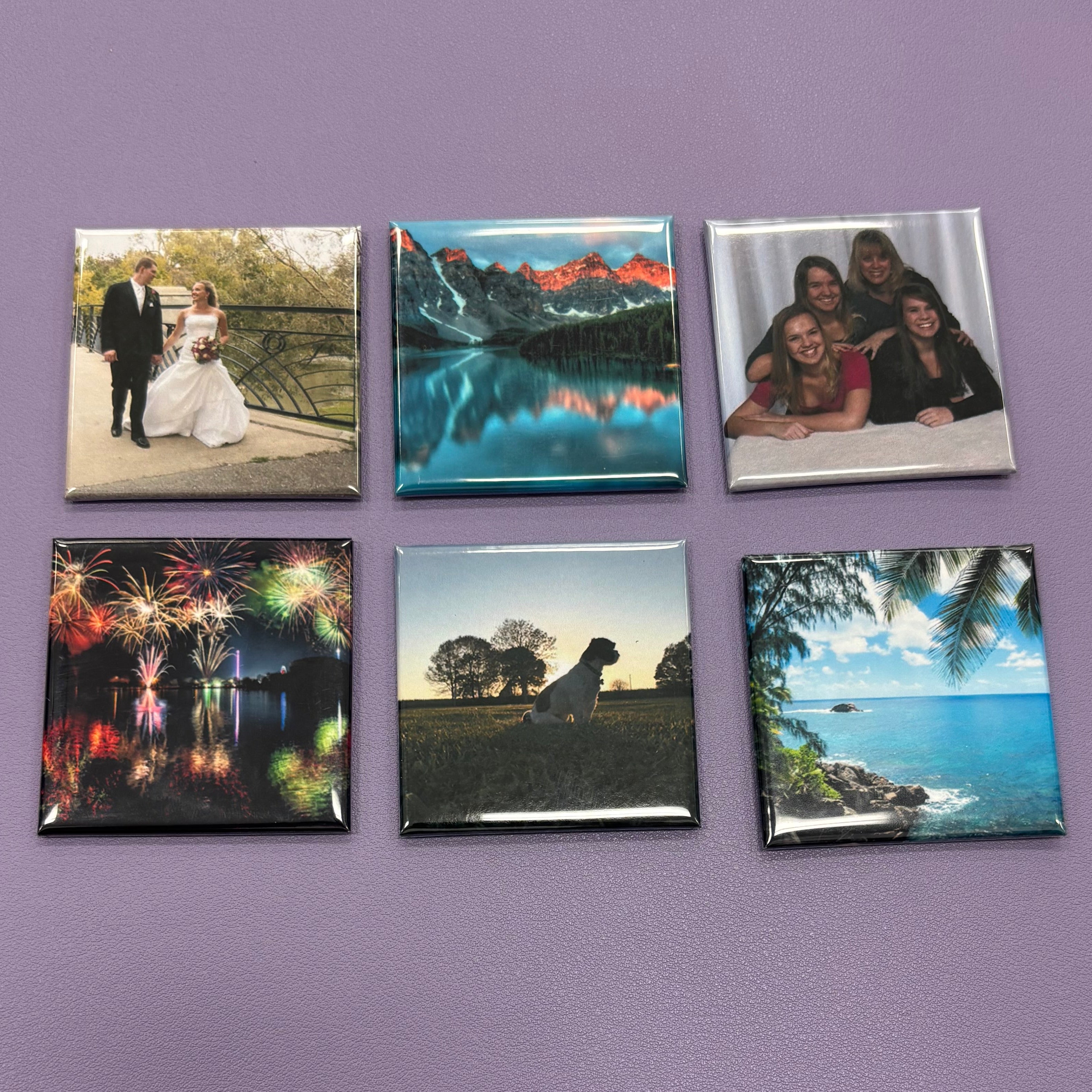 6 Personalized Magnets